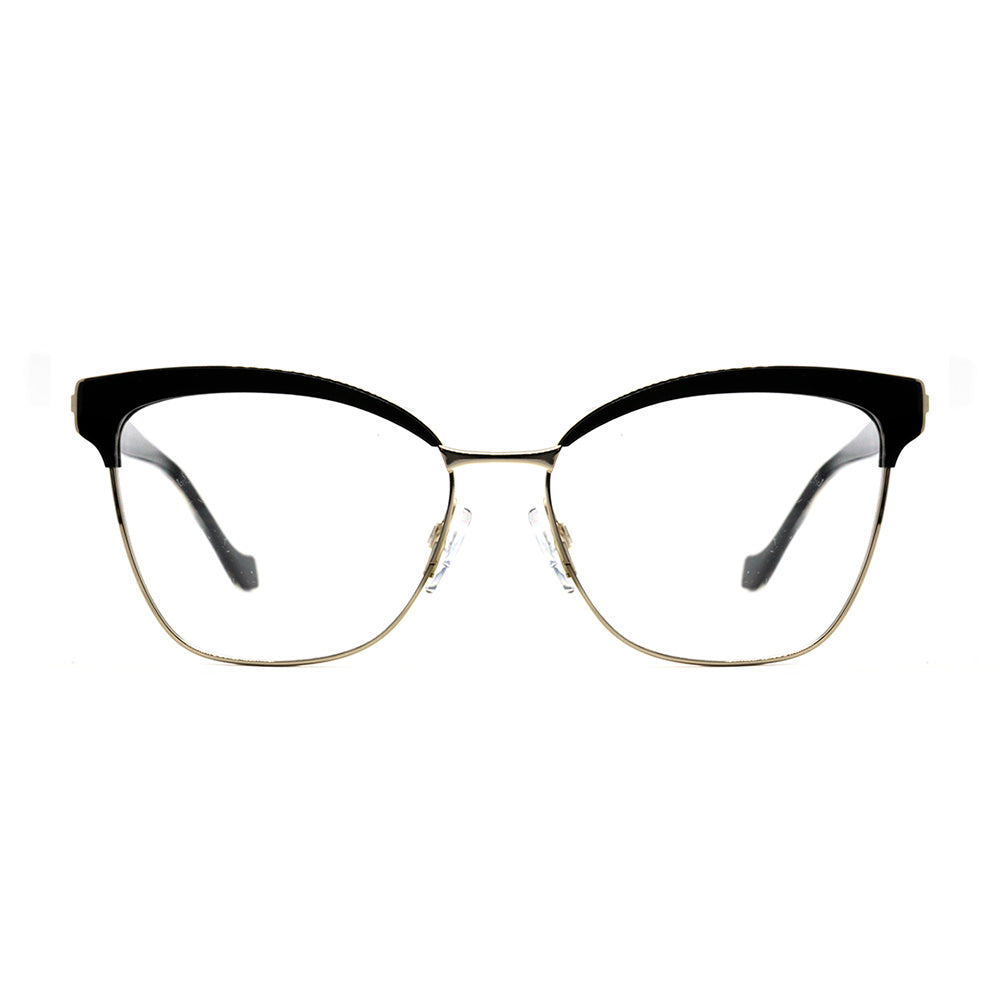 Ana Hickmann AH 1375 A01 Preto e Dourado Brilho - Lente 5,4 cm