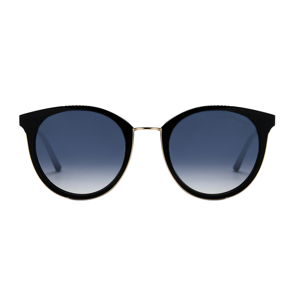Hickmann HI 9094 A01 Preto Brilho e Dourado / Preto Degradê Unico - 53 mm