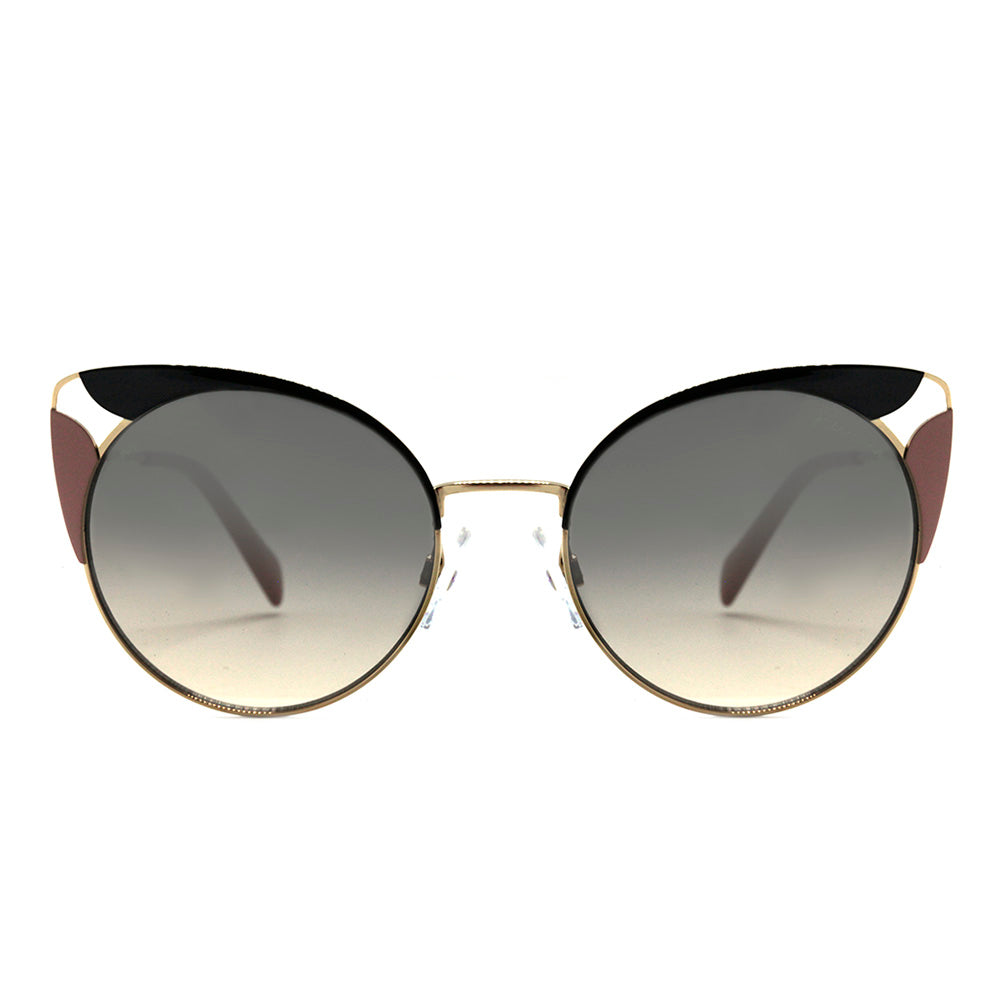 Hickmann HI 3102 09B Dourado e Rosa / Preto Degradê Unico - 53 mm - Sol