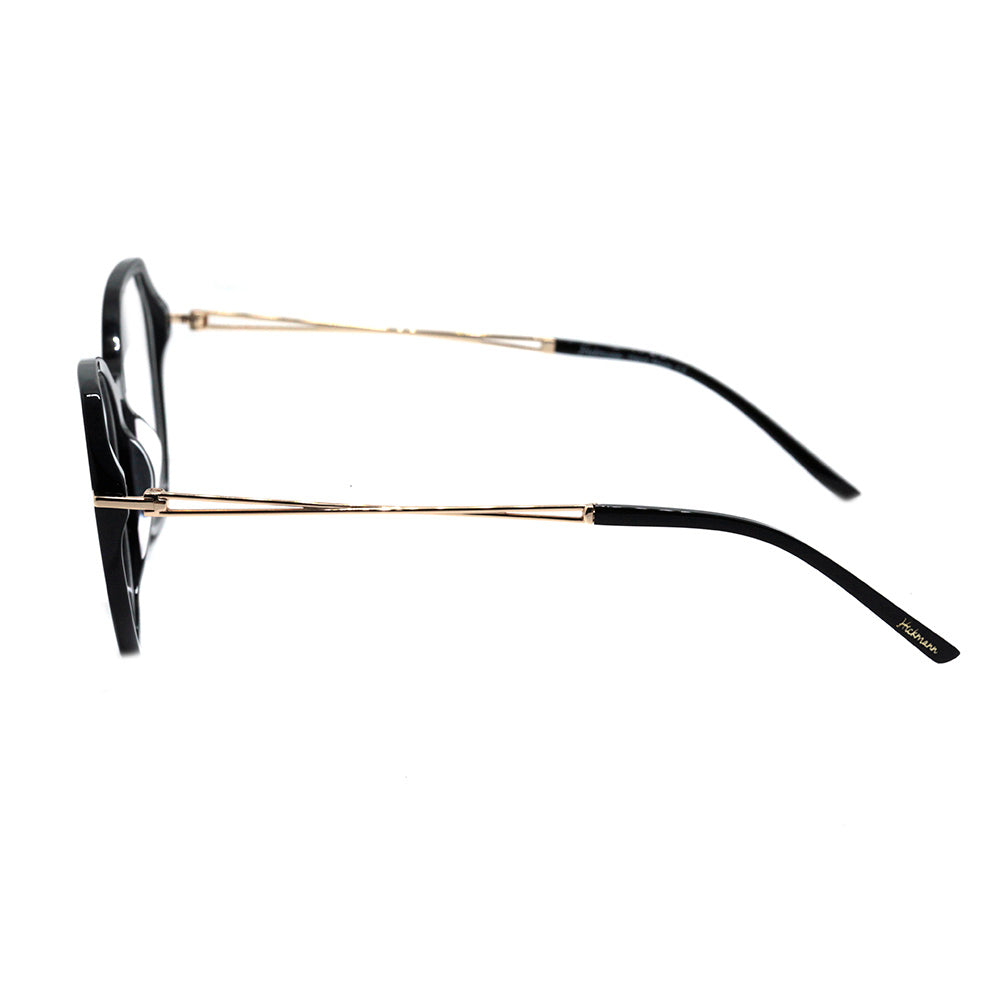 Hickmann HI6143F A01 PRETO E DOURADO BRILHO 53 mm