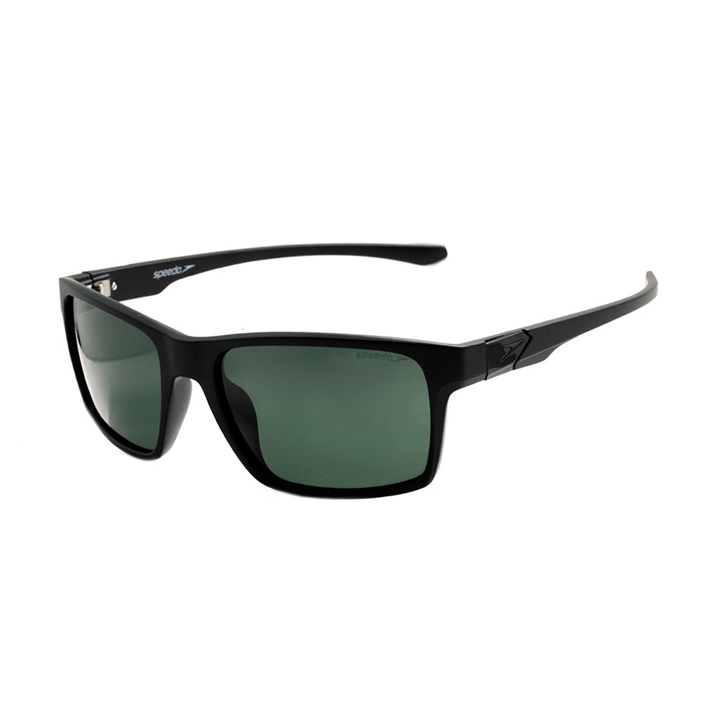 Speedo Circuit A01 PRETO FOSCO/ VERDE POLARIZADO UNICO