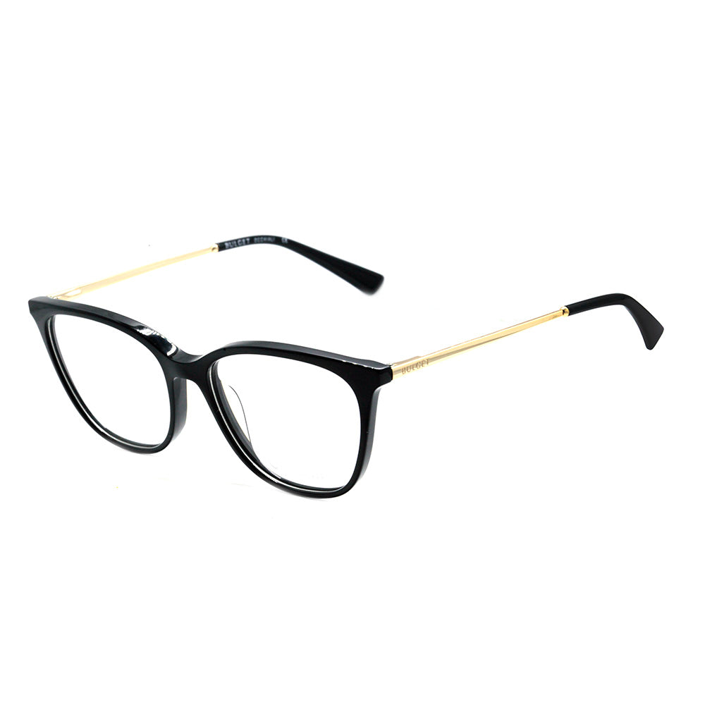 Bulget BG 6362 A01 Preto Brilho e Dourado - Lente 5,2 cm - Grau