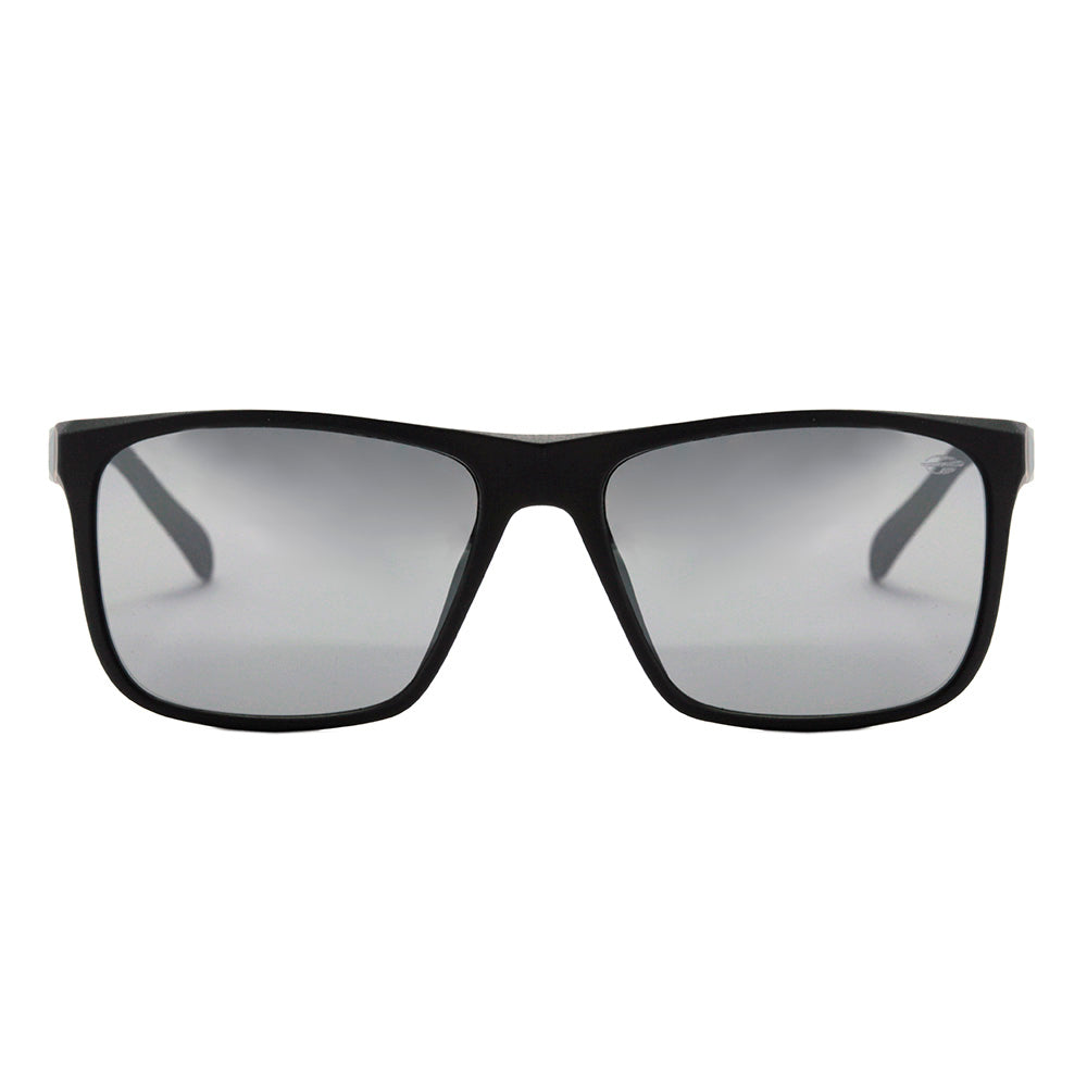 Mormaii Tokyo Preto Fosco e Cinza / Cinza Unico - Lente 5,6 cm