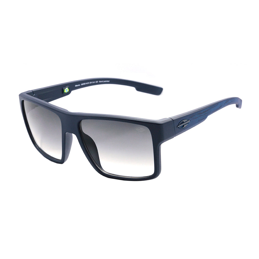 Mormaii Macau Azul Escuro / Cinza Degradê Unico - Lente 5,6 cm