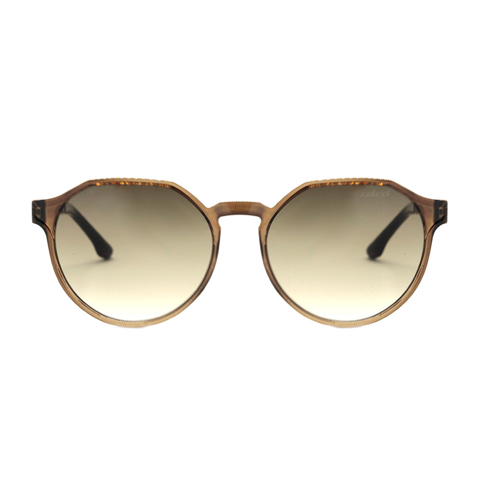 Colcci Noa Marrom Translúcido / Marrom Degradê Unico - 53 mm