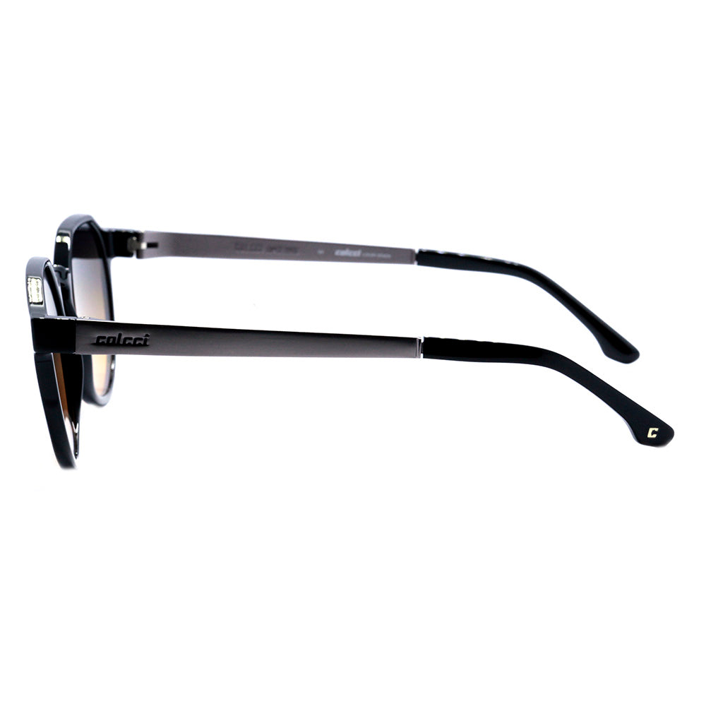 Colcci Noa Preto Brilho / Laranja Degradê Unico - 53 mm