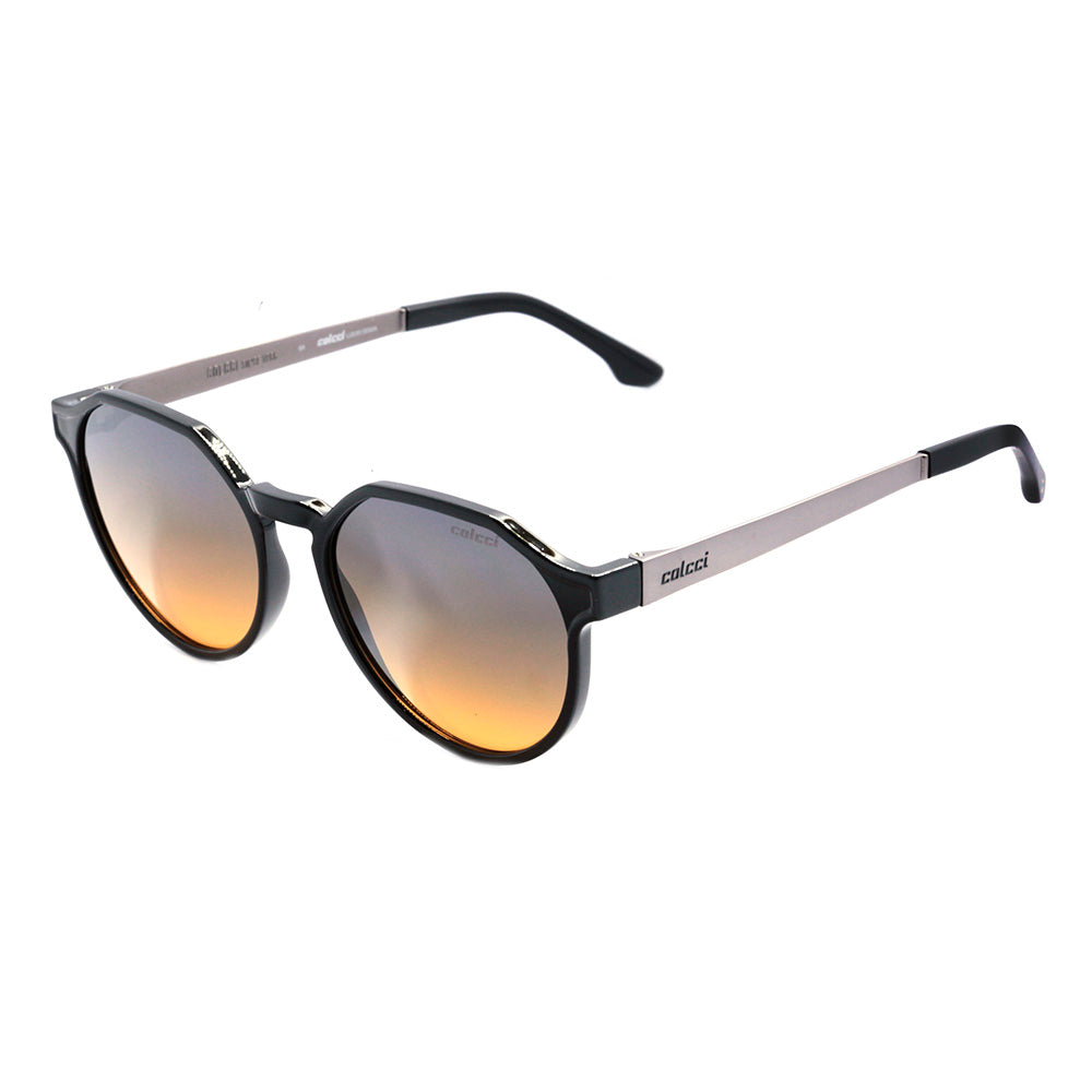Colcci Noa Preto Brilho / Laranja Degradê Unico - 53 mm
