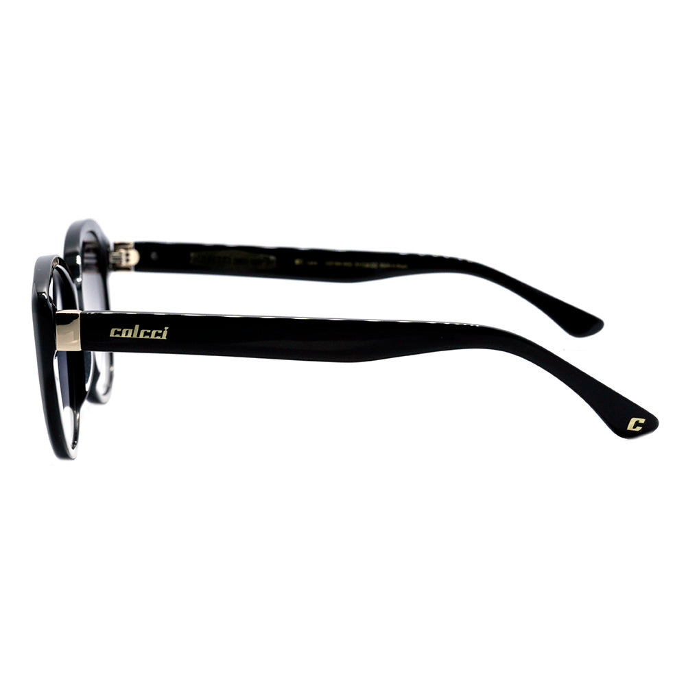 Colcci Lara Preto Brilho / Cinza Degradê Unico - 53 mm
