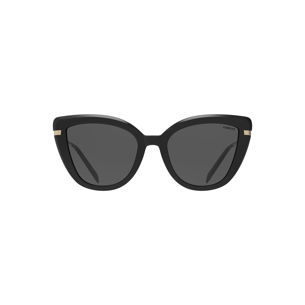 Colcci Manu Preto Brilho / Cinza Unico - Lente 5,8 cm