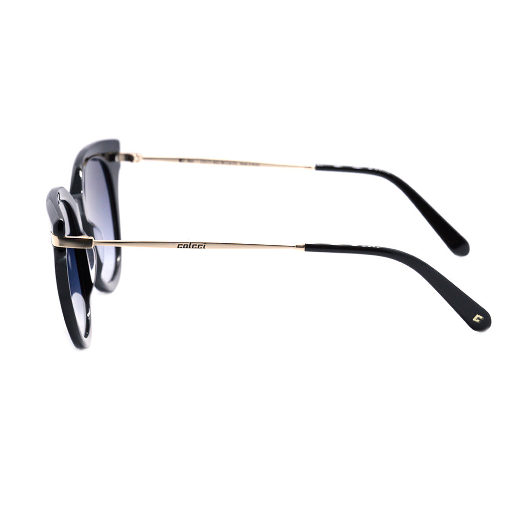 Colcci Mel Preto Brilho / Azul Degradê Unico - 55 mm