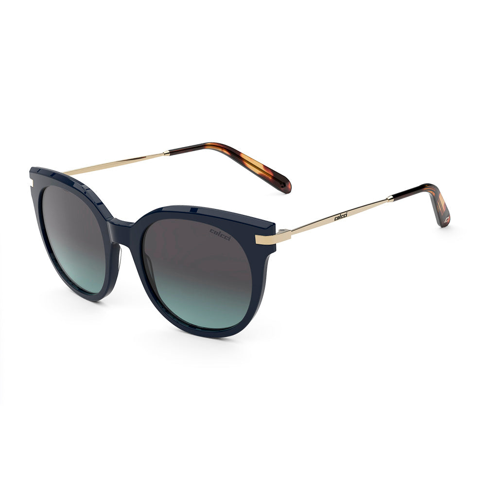 Colcci Mel Azul Brilho / Cinza Degradê Unico - 55 mm