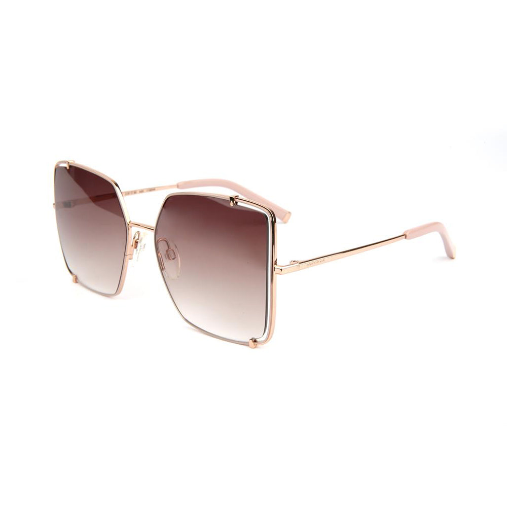 Ana Hickmann AH3211 05A Dourado e Rosê Brilho/ Marrom Degradê Lente 5,8cm