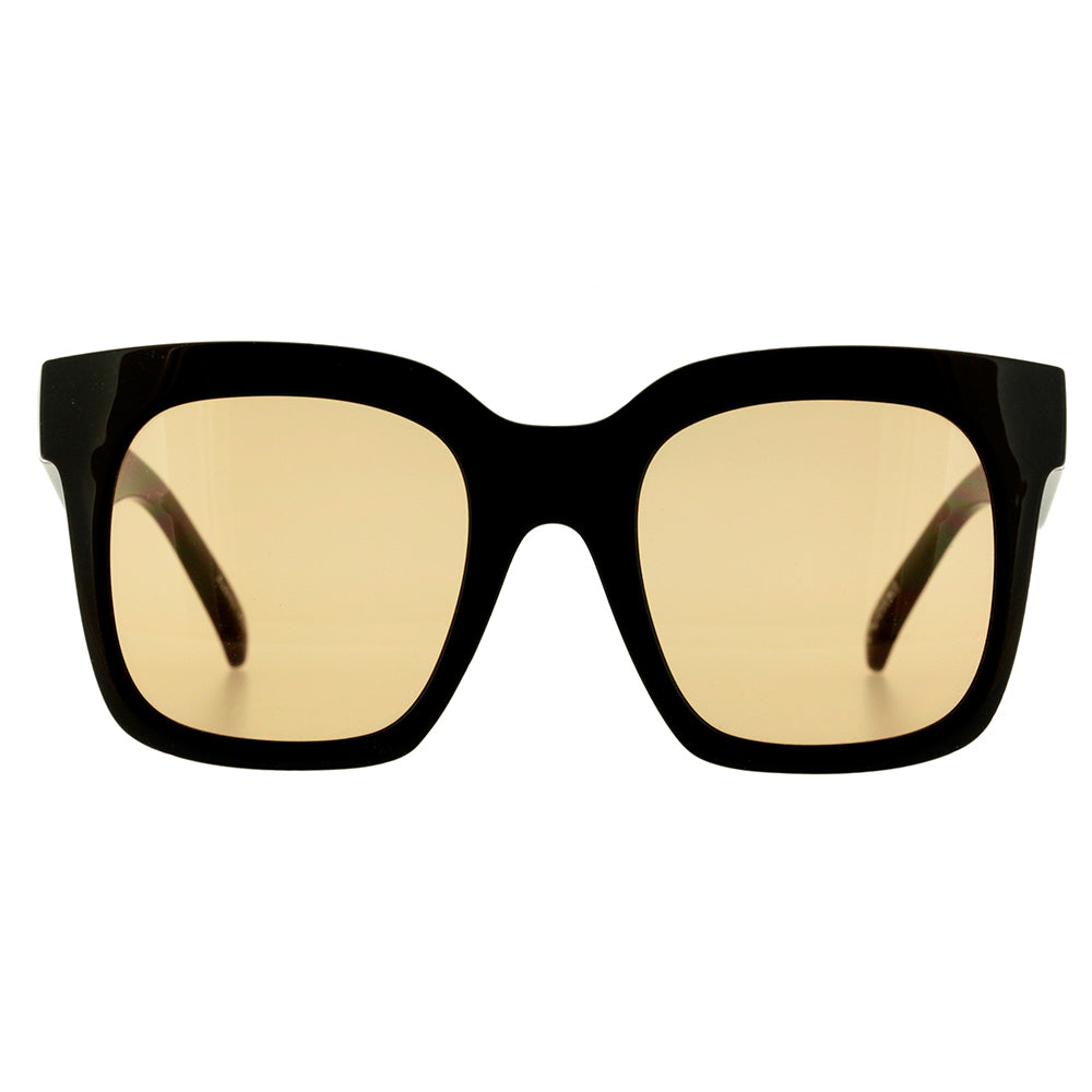 Evoke Audrey A02 Black Shine Light Gold / Caramel Total - 52 mm