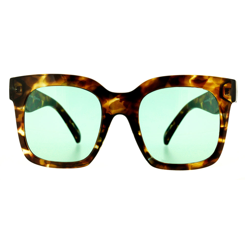 Evoke Audrey G22 Vintage Tortoise Silver / Vintage Green Total - 52 mm