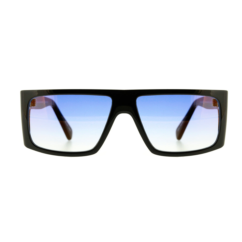 Evoke B-Side A01 Black Shine Gold / Blue Gradient - 58 mm