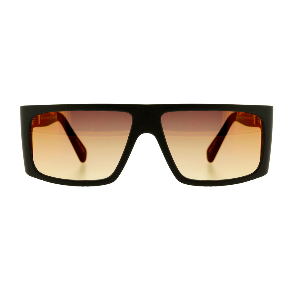 Evoke B-Side A12S Black Matte Gold / Brown Gradient Gold Flash - 58 mm