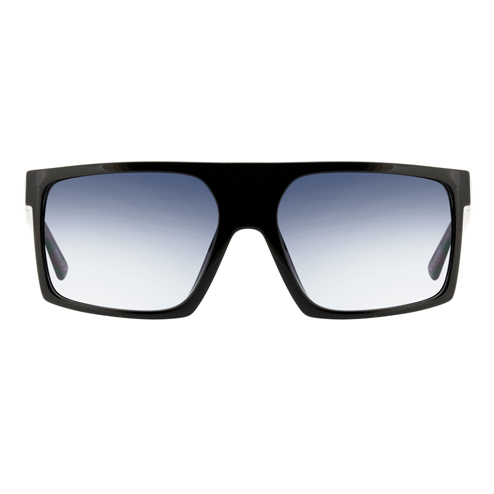 Evoke Shift Big A01 Black Shine Silver / Gray Gradient - 59 mm