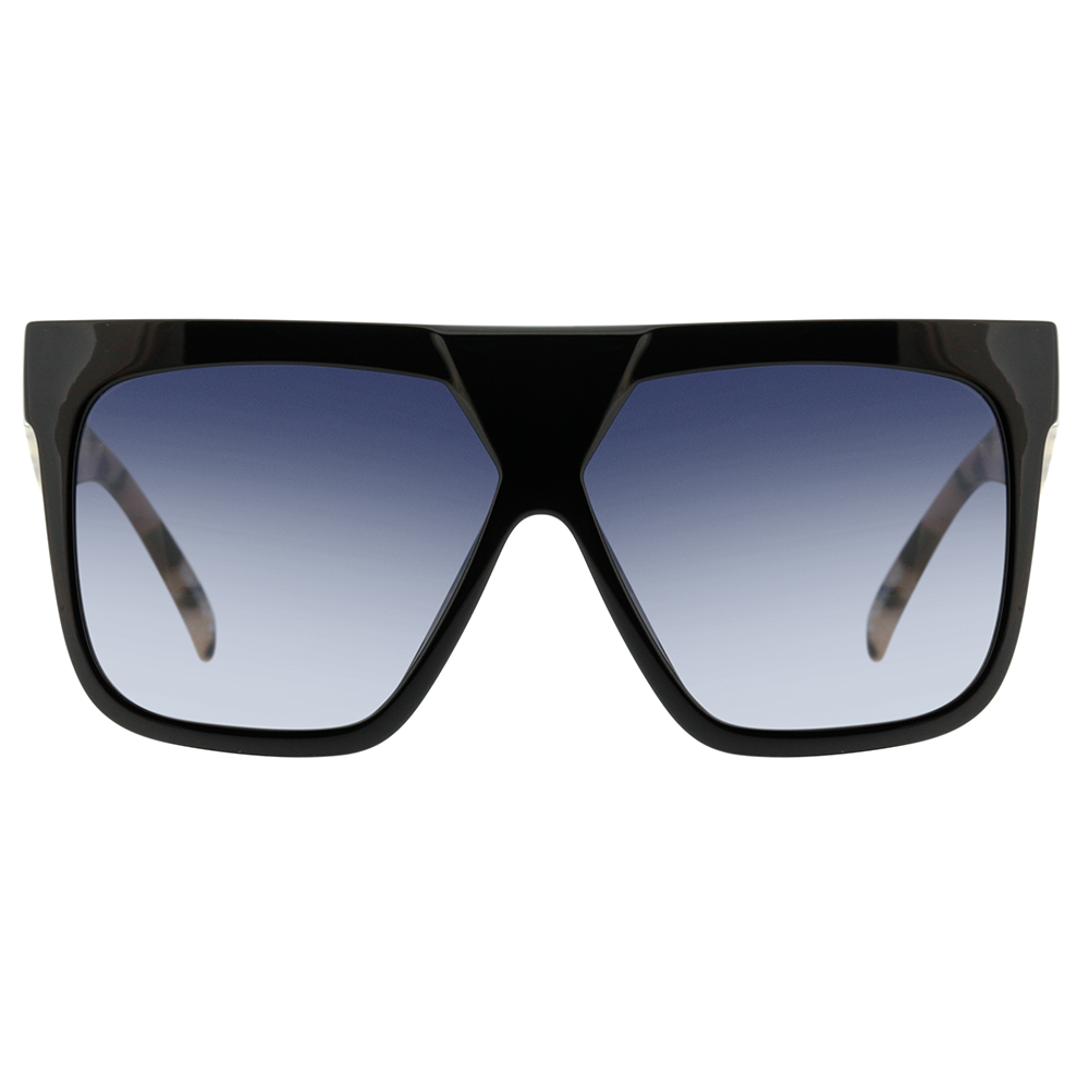 Evoke Thinker A23 Black Temple Turtle Silver / Gray Gradient - 60 mm