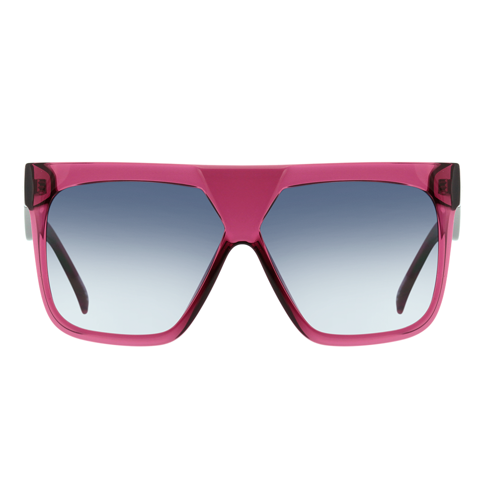 Evoke Thinker T02 Red Grape Crystal Silver / Gray Gradient - 60 mm