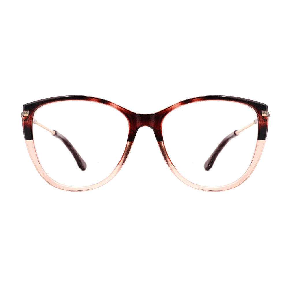 Colcci Tati Marrom Mesclado e Rosa Brilho - Lente 5,8 cm - Grau