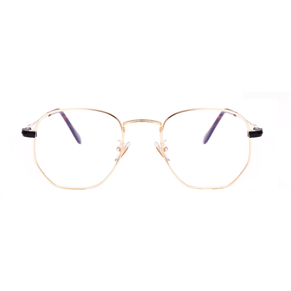 Wee W0220 Hexagonal Clip on Dourado Brilho/ Verde G15 Polarizado