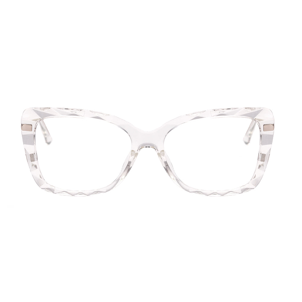 Wee W0221 Clip On Transparente Brilho / Preto Degradê Polarizado - Lente 5,5 cm