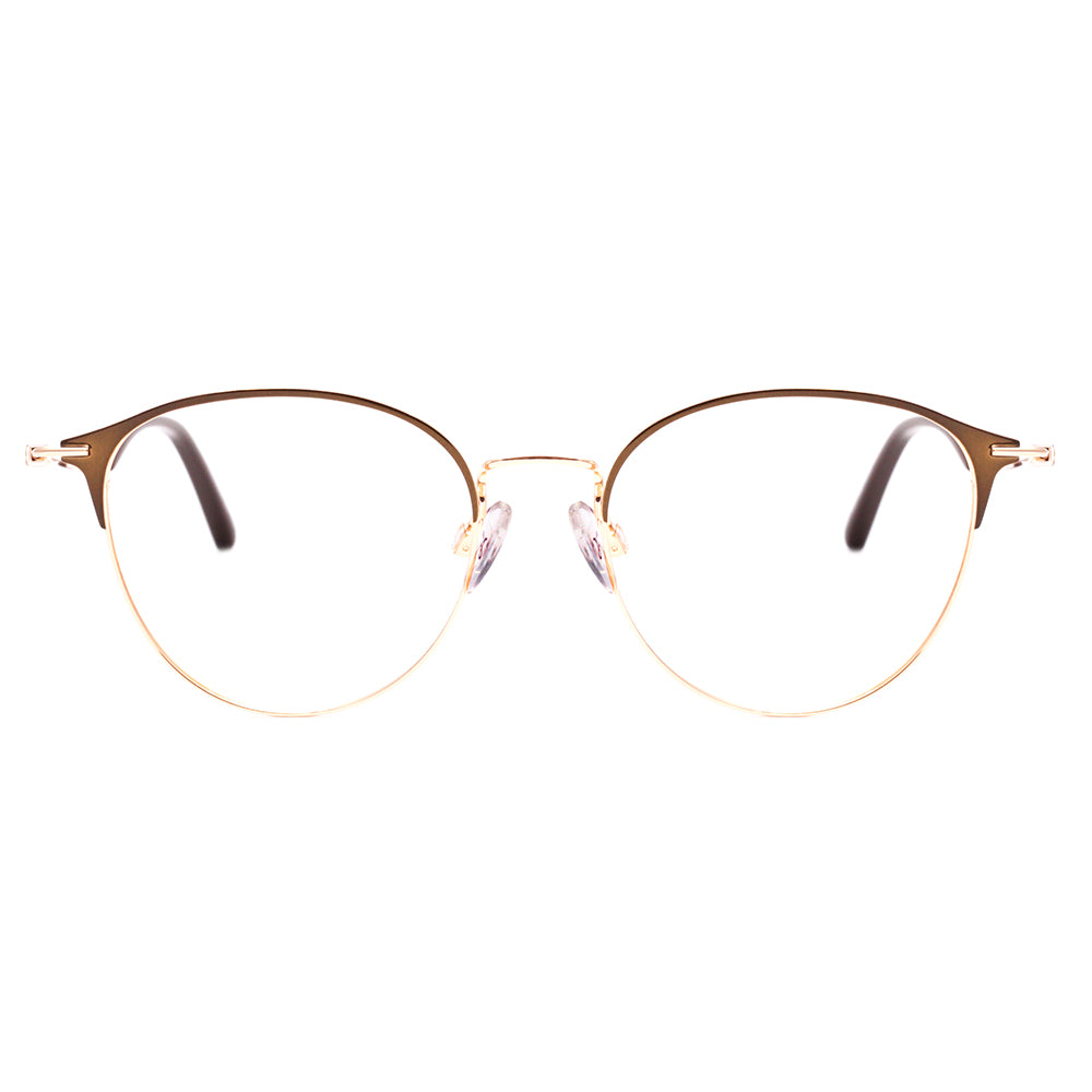 Hickmann HI 1133 01A Marrom e Dourado Brilho - 50 mm