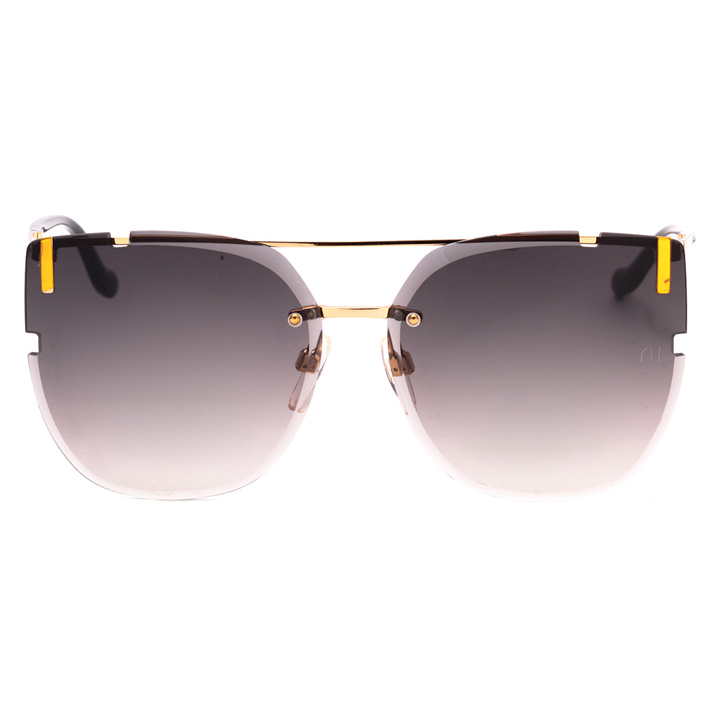 Ana Hickmann AH 3195 04A Preto e Dourado Brilho / Preto Degradê - Lente 6,2 cm