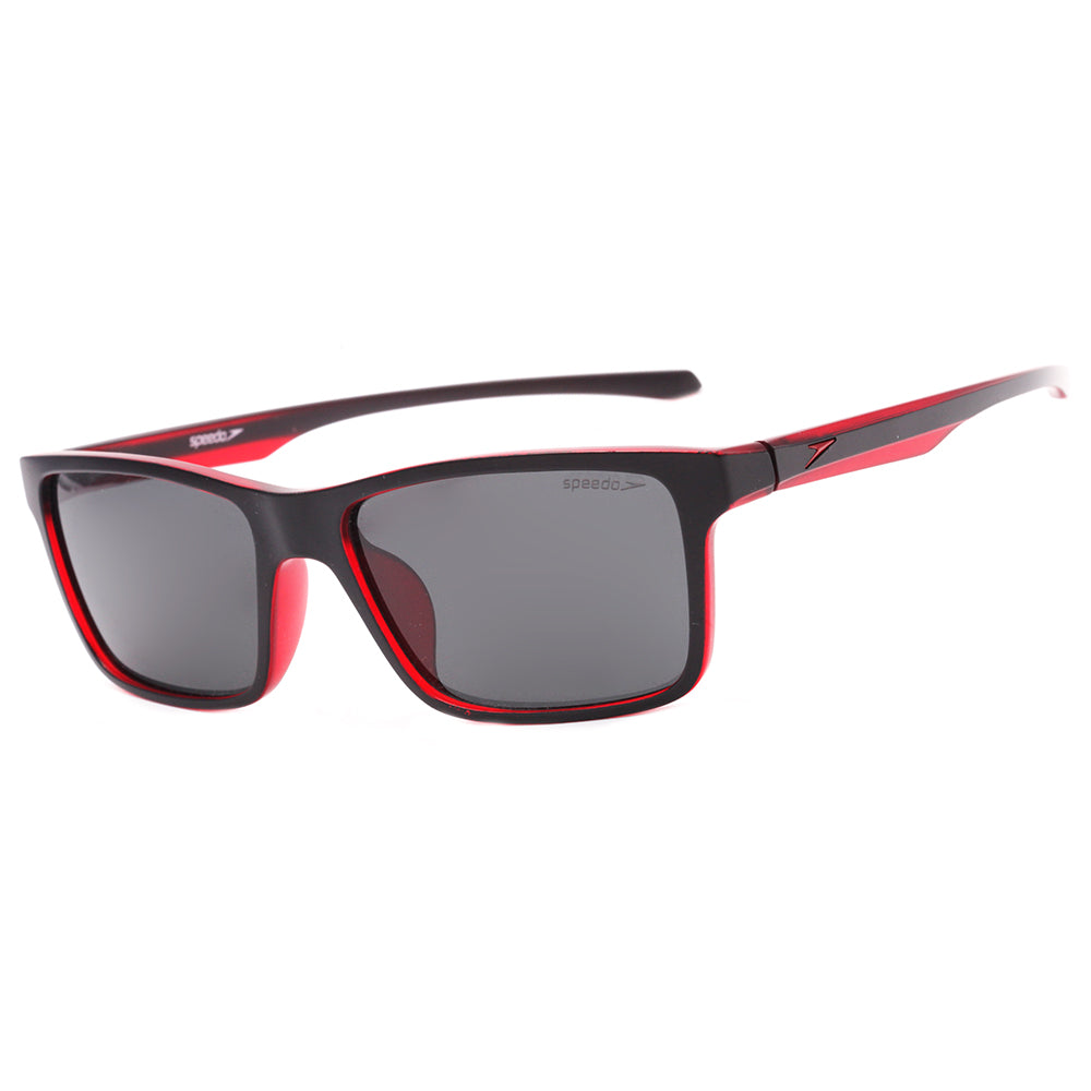 Speedo Fluor H01 Preto e Vermelho Fosco/ Preto Polarizado 59 mm