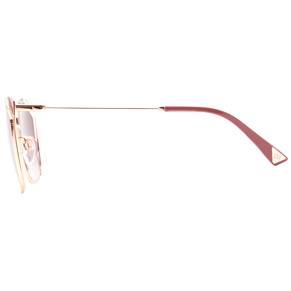 Ana Hickmann AH 3224 01B Dourado e Marrom Brilho/ Marrom Degradê - Lente 5,8 cm