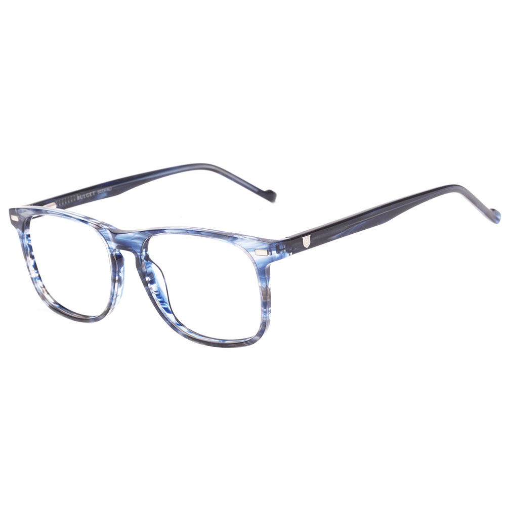 Clip On Bulget BG 7098M D01 Azul Mesclado Brilho/ Preto - Lente 5,5 cm