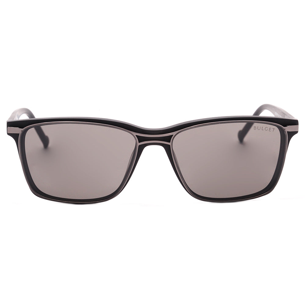 Clip On Bulget BG 7099M A01 Preto Fosco/ Preto - Lente 5,7 cm - Grau