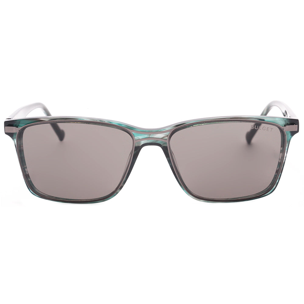 Clip On Bulget BG 7099M E01 Verde Translúcido Mesclado Brilho/ Preto - Lente 5,7 cm