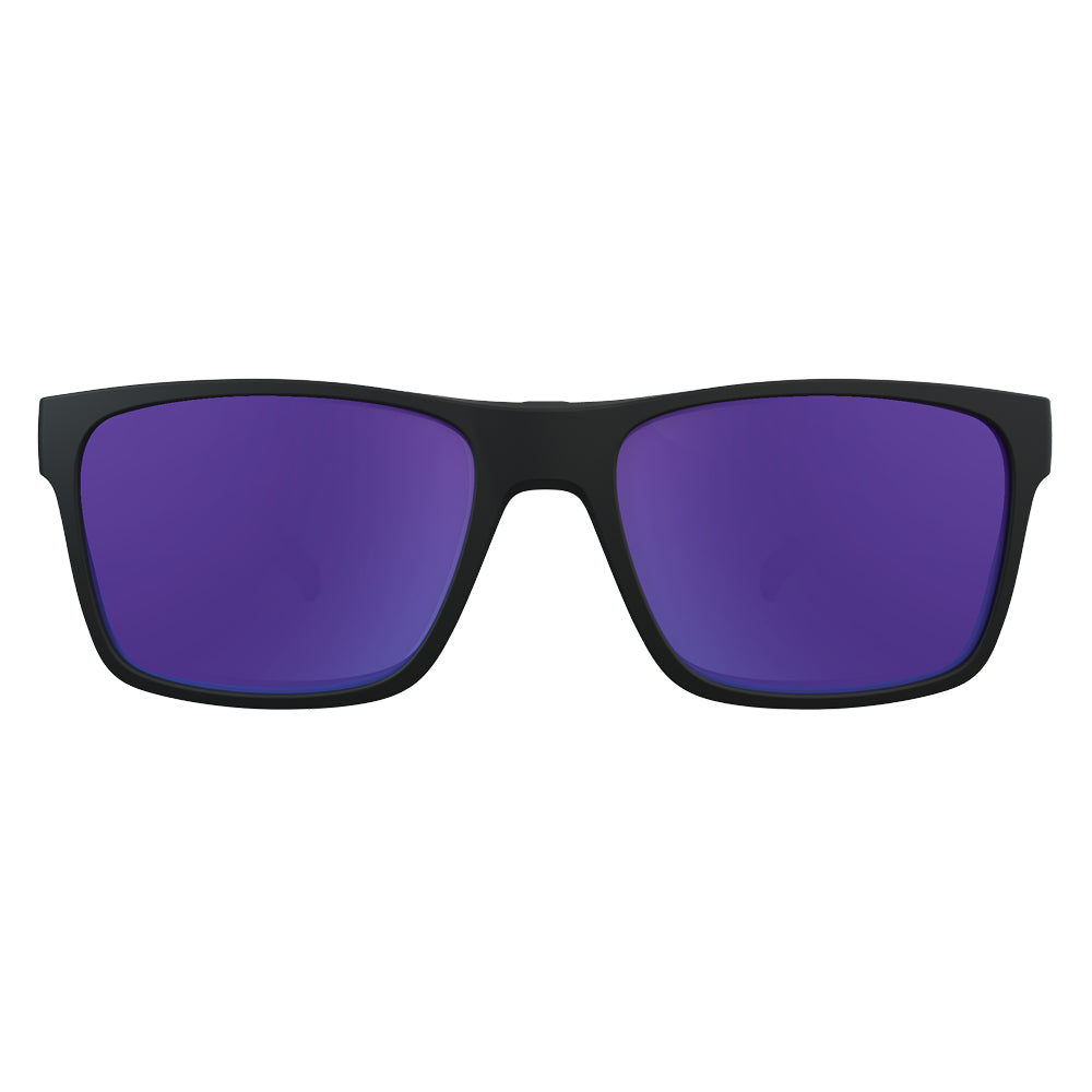 Clip On para Óculos de Grau HB Switch 0339 Matte Black/ Polarized Blue - Lente 5,3cm