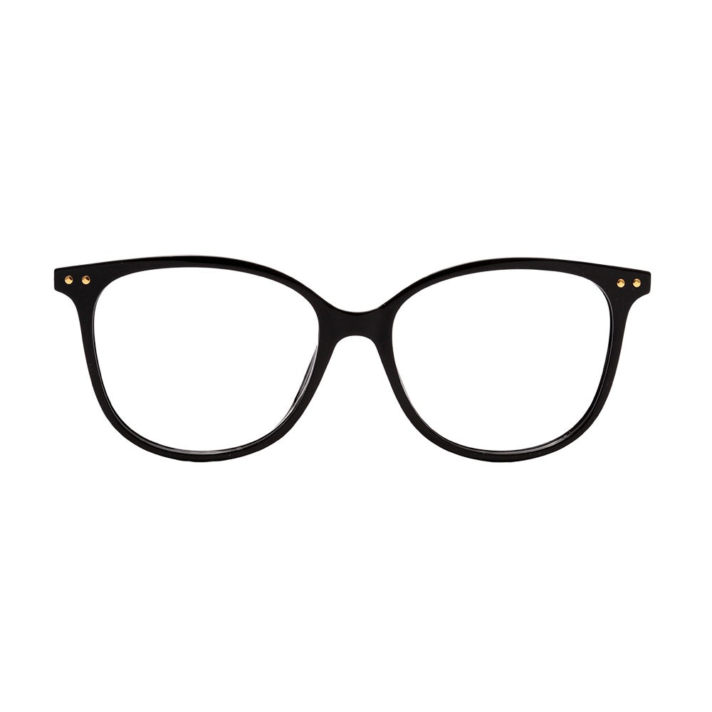 Atitude AT7127 A01 Preto e Dourado Brilho - Lente 5,3 cm - Grau
