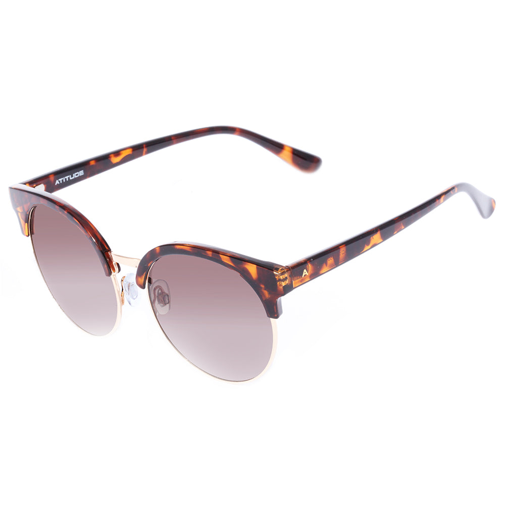 Atitude AT 3189 G21 Marrom Mesclado e Dourado Brilho/ Marrom Degradê - Lente 5,5 cm