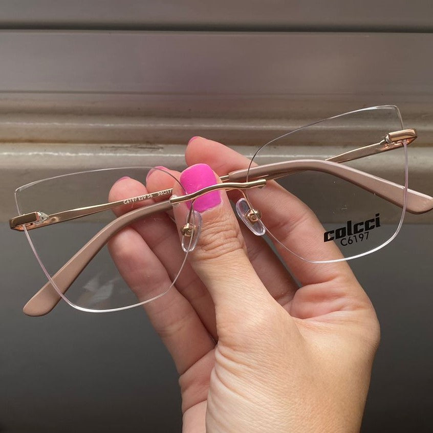 Colcci C6197 Rose Brilho - Lente 5,6 cm