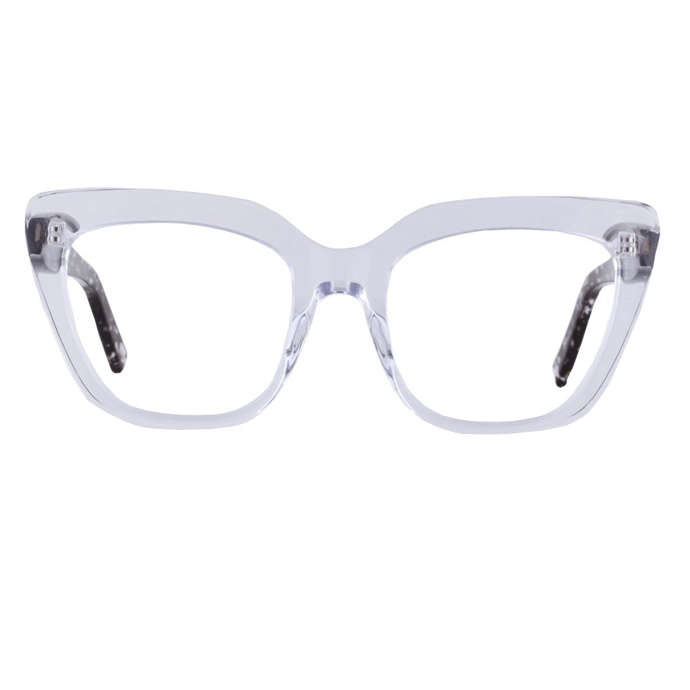 Colcci Antonela Transparente e Preto Meclado - Lente 5,4 cm - Grau