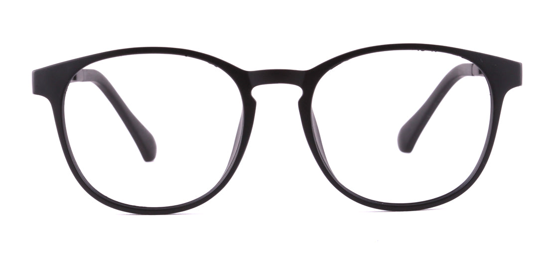 Wee W0248 Clip On Preto Fosco/ Preto e Amarelo Polarizado