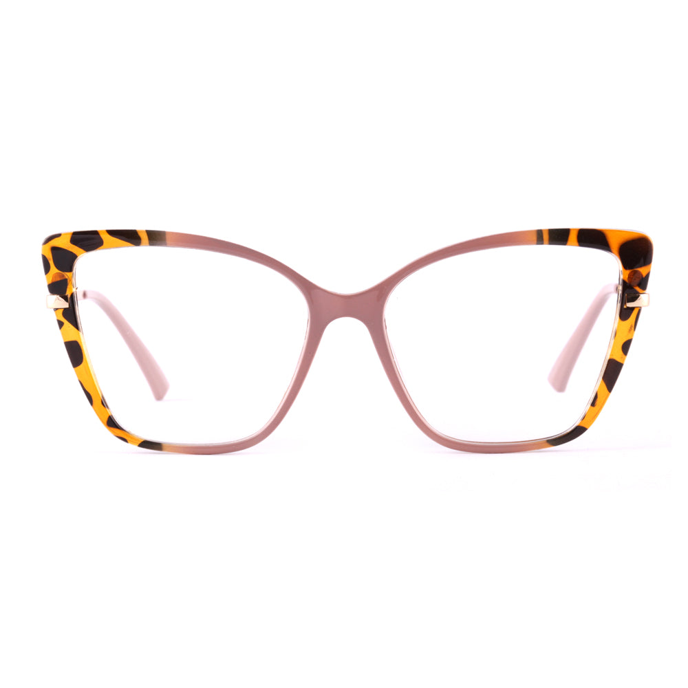 Wee W0250 Clip On Bege e Marrom Mesclado/ Marrom - Lente