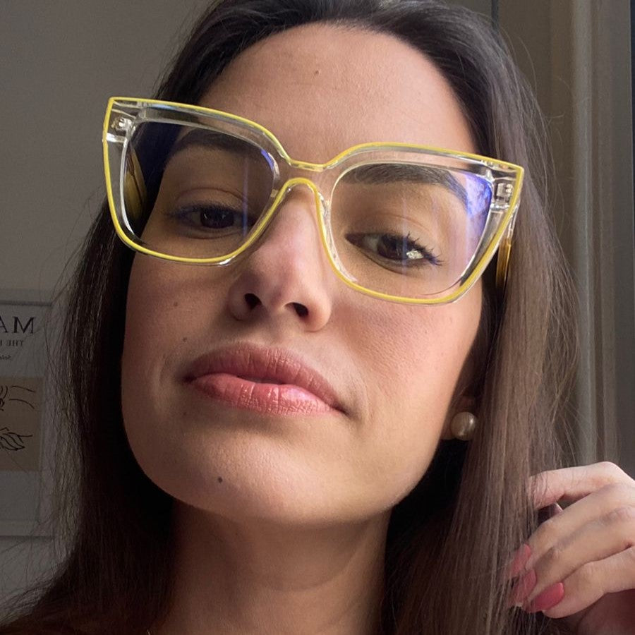 Wee W0255 Amarelo e Translúcido Brilho - Lente 5,2 cm