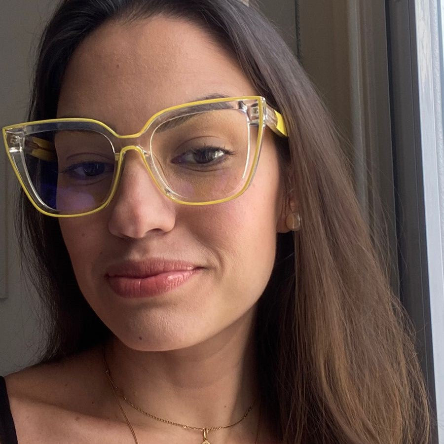 Wee W0255 Amarelo e Translúcido Brilho - Lente 5,2 cm