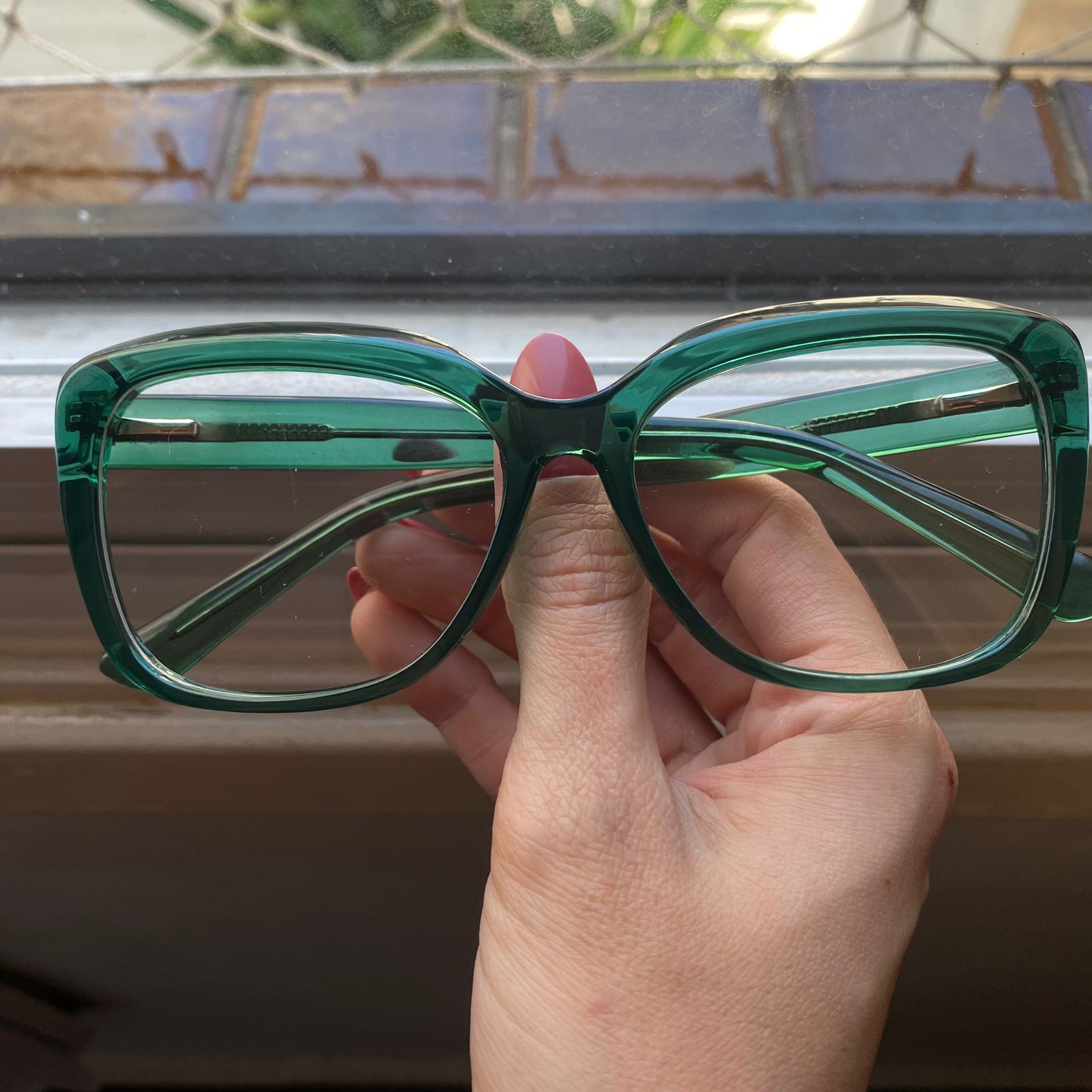 Wee W0256 Verde Translúcido Brilho - Lente 5,4 cm