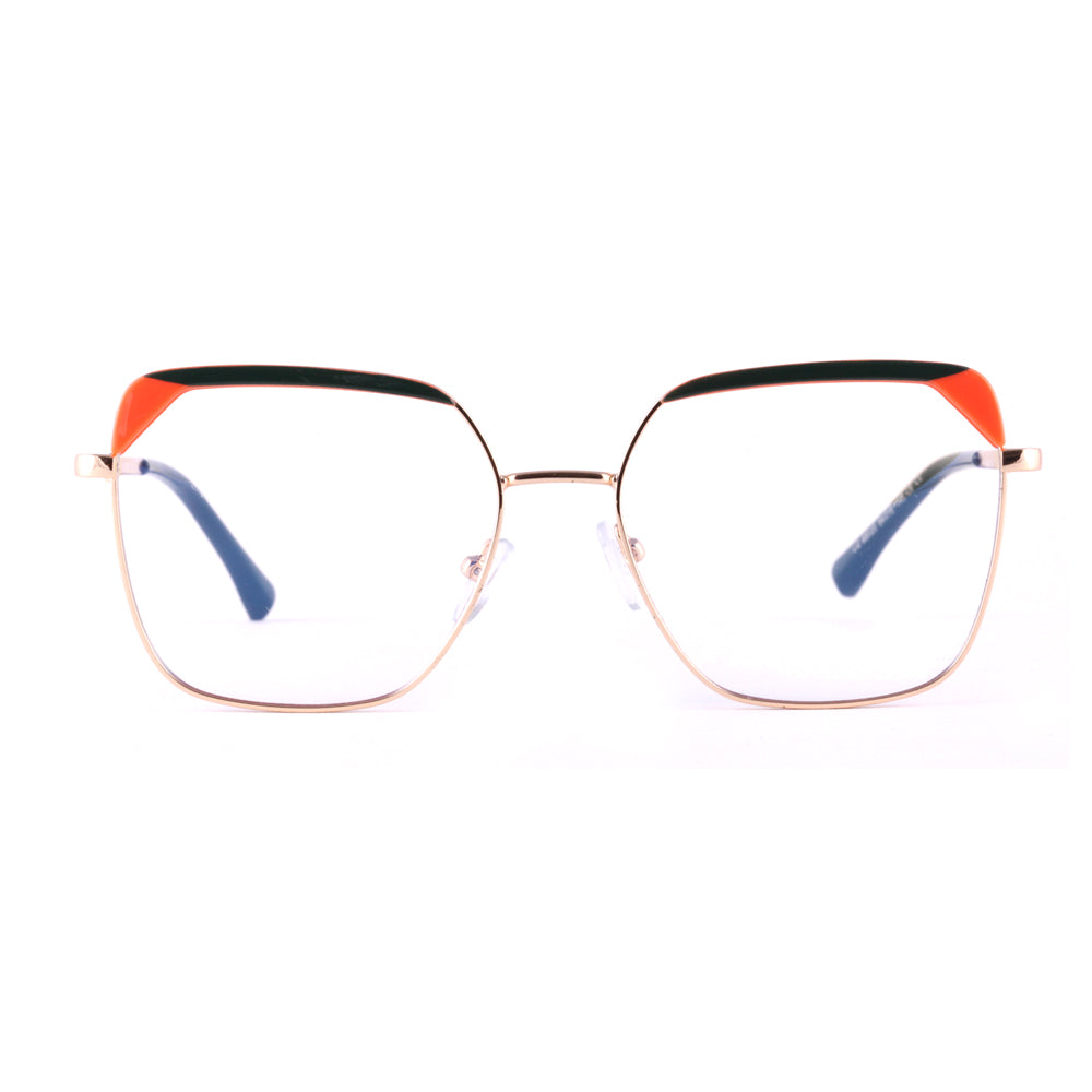 Wee W0260 Laranja e Dourado Brilho - Lente 5,4 cm - Grau