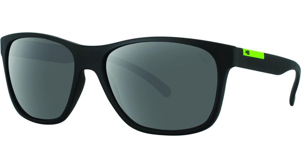 Óculos de Sol HB Underground Matte Black Wood / Gray Unico - 60 mm Matte Black D. Green/ Gray