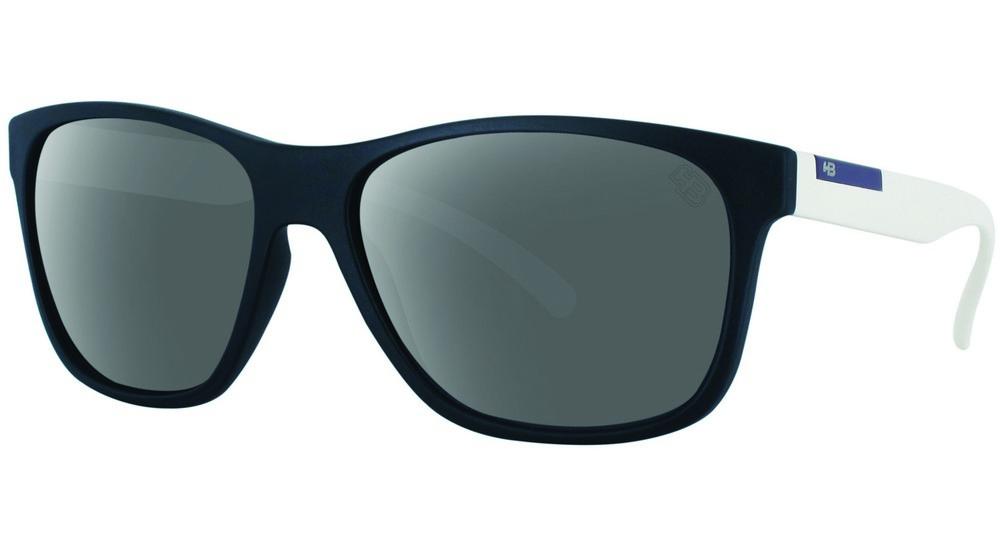 Óculos de Sol HB Underground Matte Black Wood / Gray Unico - 60 mm Matte Steel Blue/ White Gray