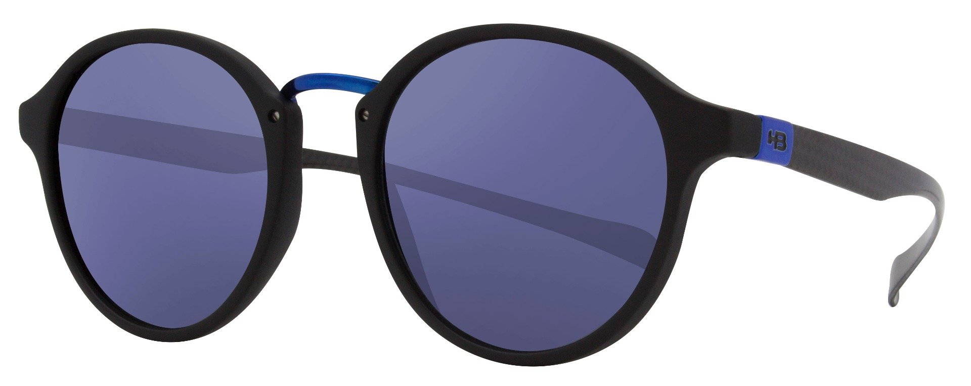 Óculos de Sol HB Brighton Matte Black D. Blue/ Blue Espelhado