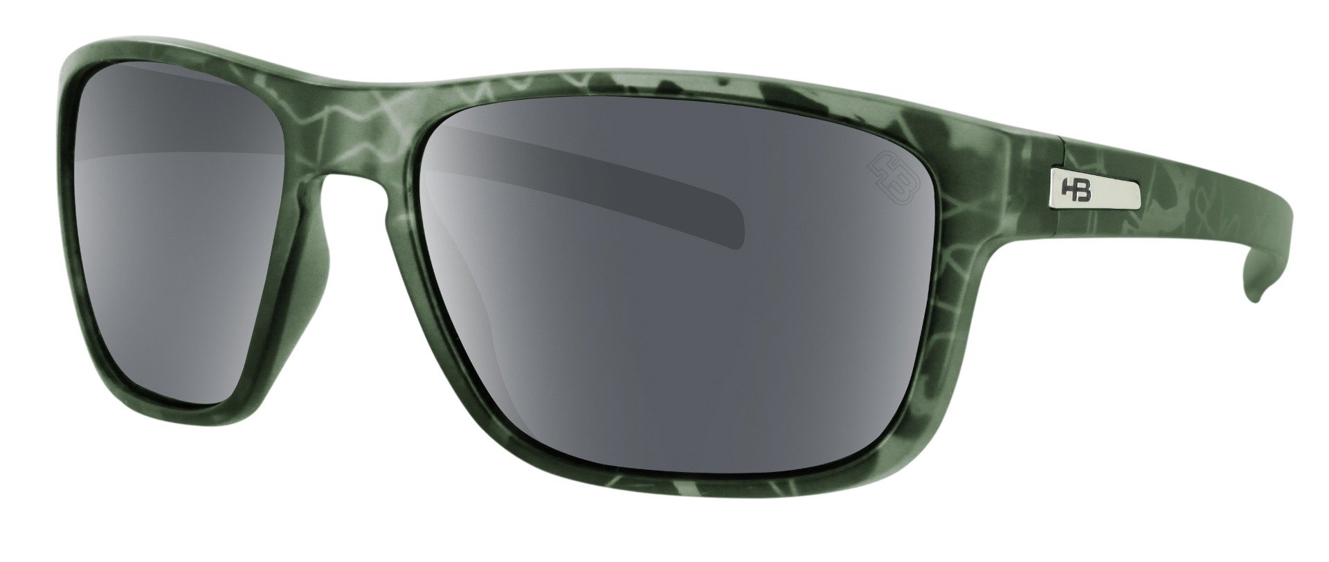 Óculos de Sol Hb Thruster Matte Onyx Military/ Gray Espelhado
