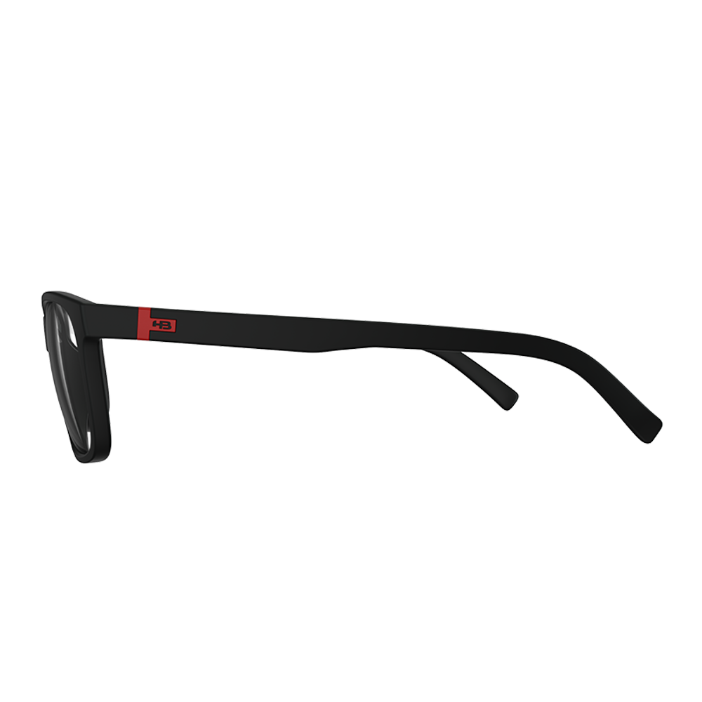 HB Polytech M 93104 Matte Black D. Red - Lente 5,4 cm