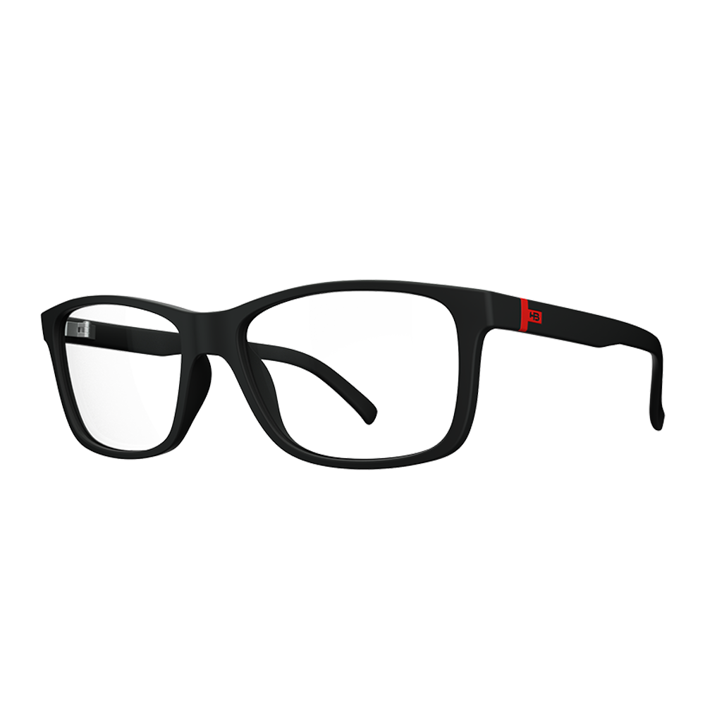HB Polytech M 93104 Matte Black D. Red - Lente 5,4 cm
